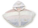 ジェラピケ gelato pique ポンチョ 70 女の子 ピンク系ボーダー 子供服 ベビー服 キッズ アウトレット ユーズド 【中古】キッズ・ベビー・マタニ...