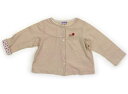 ミキハウス miki HOUSE カーディガン 100 女の子 クリーム色 子供服 ベビー服 キッズ アウトレット ユーズド 【中古】キッズ・ベビー・マタニティ