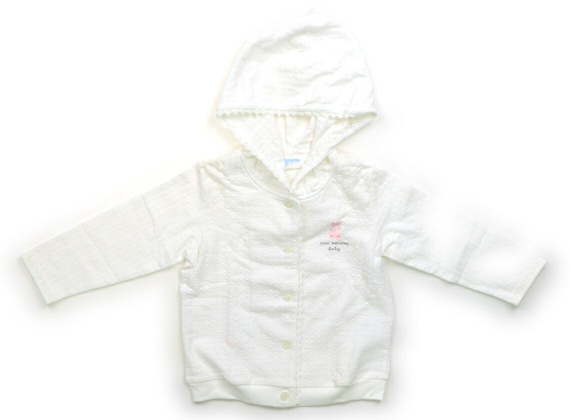 Other - ポンポネット pom ponette パーカー 90 女の子 ホワイト 子供服 ベビー服 キッズ アウトレット ユーズド 【中古】キッズ・ベビー・マタニティ