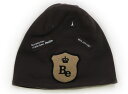 べべ BeBe 帽子 Hat/Cap 男の子 ダークブラウン、ワッペン/アイボリー、ブラウンボーダー 子供服 ベビー服 キッズ アウトレット ユーズド 【中古】...