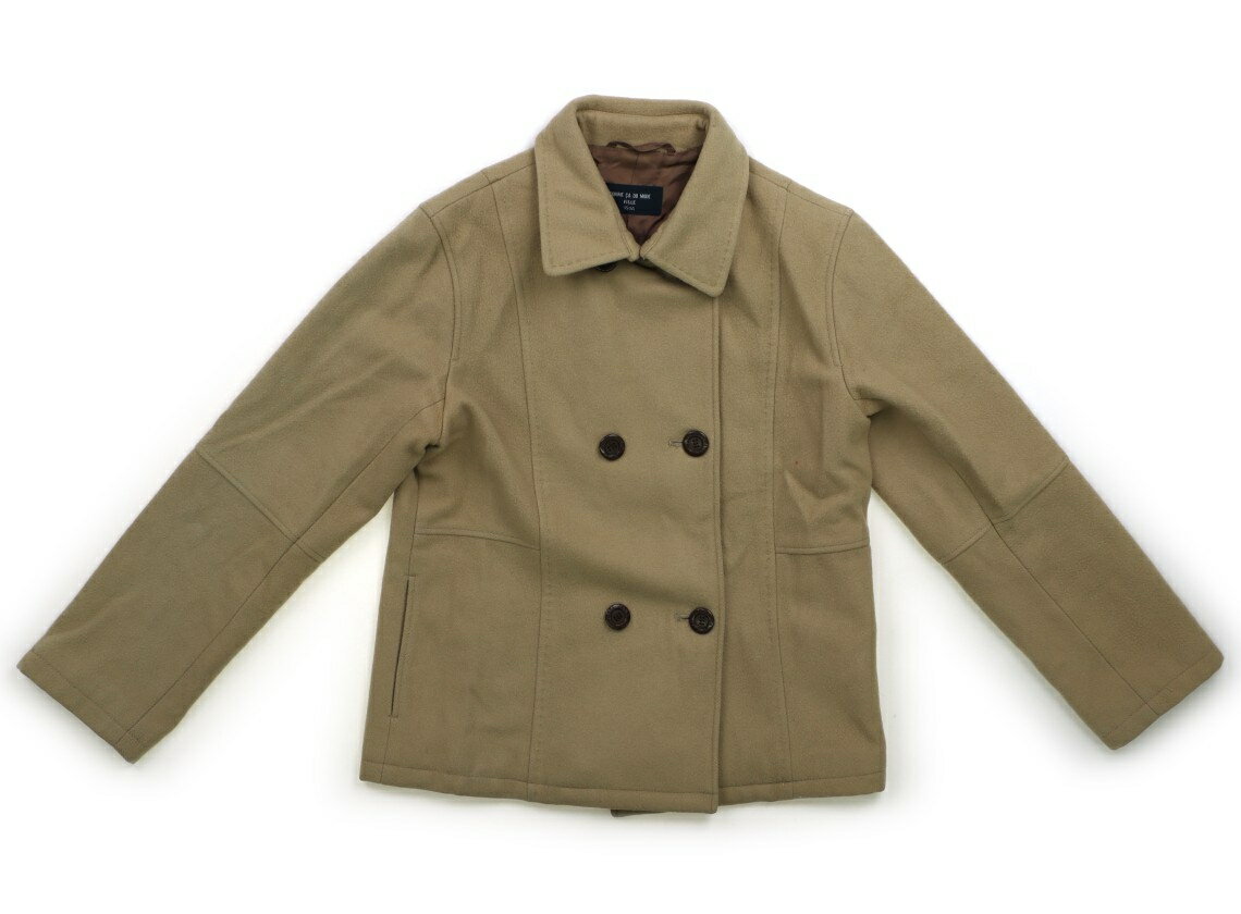コムサデモード COMME CA DU MODE コート・ジャンパー 150 女の子 ベージュ 子供服 ベビー服 キッズ アウトレット ユーズド 【中古】キッズ...