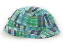 ダブルB Double B 帽子 Hat/Cap 男の子 緑・青チェック/ライトブルー 子供服 ベビー服 キッズ アウトレット ユーズド 【中古】キッズ・ベビー...