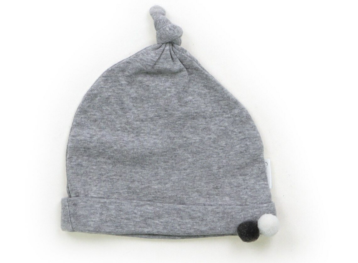 コンビミニ Combimini 帽子 Hat/Cap 女の子 グレー、ボンボン 子供服 ベビー服 キッズ アウトレット ユ..