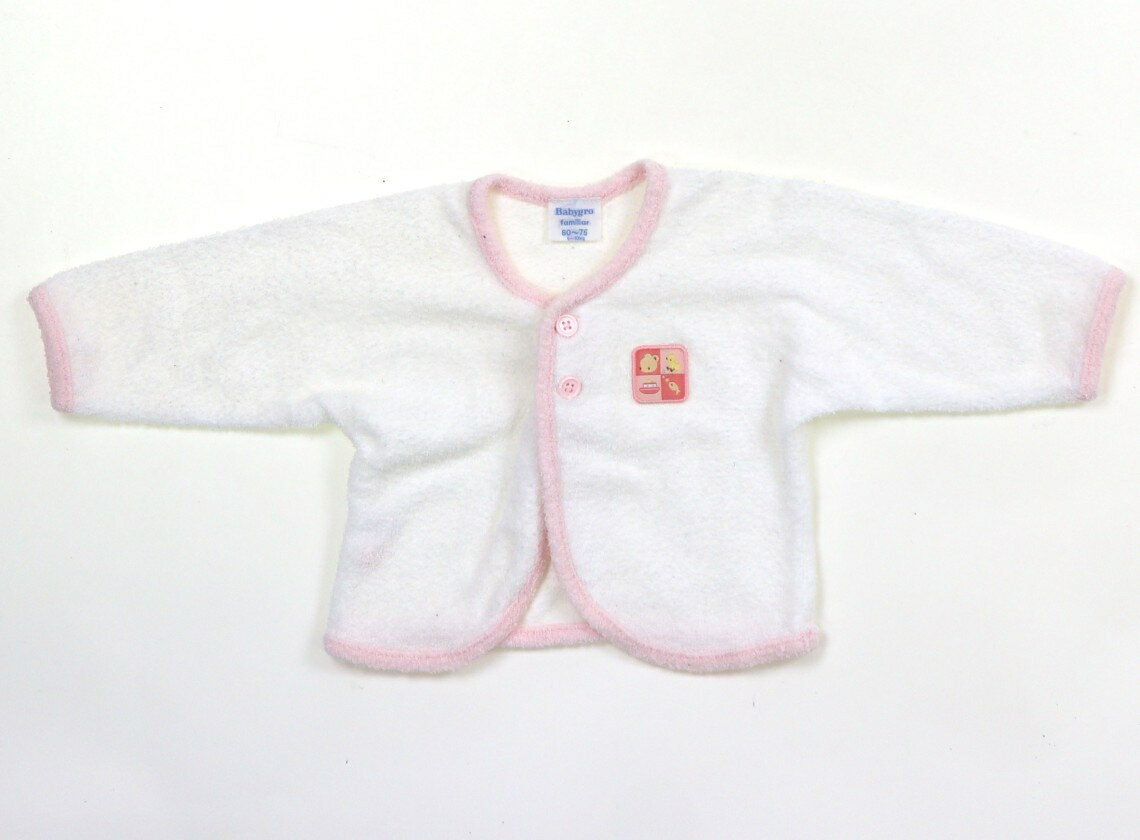 Rakuten - ファミリア familiar カーディガン 60 女の子 オフ・ピンク 子供服 ベビー服 キッズ アウトレット ユーズド 【中古】キッズ・ベビー・マタニティ