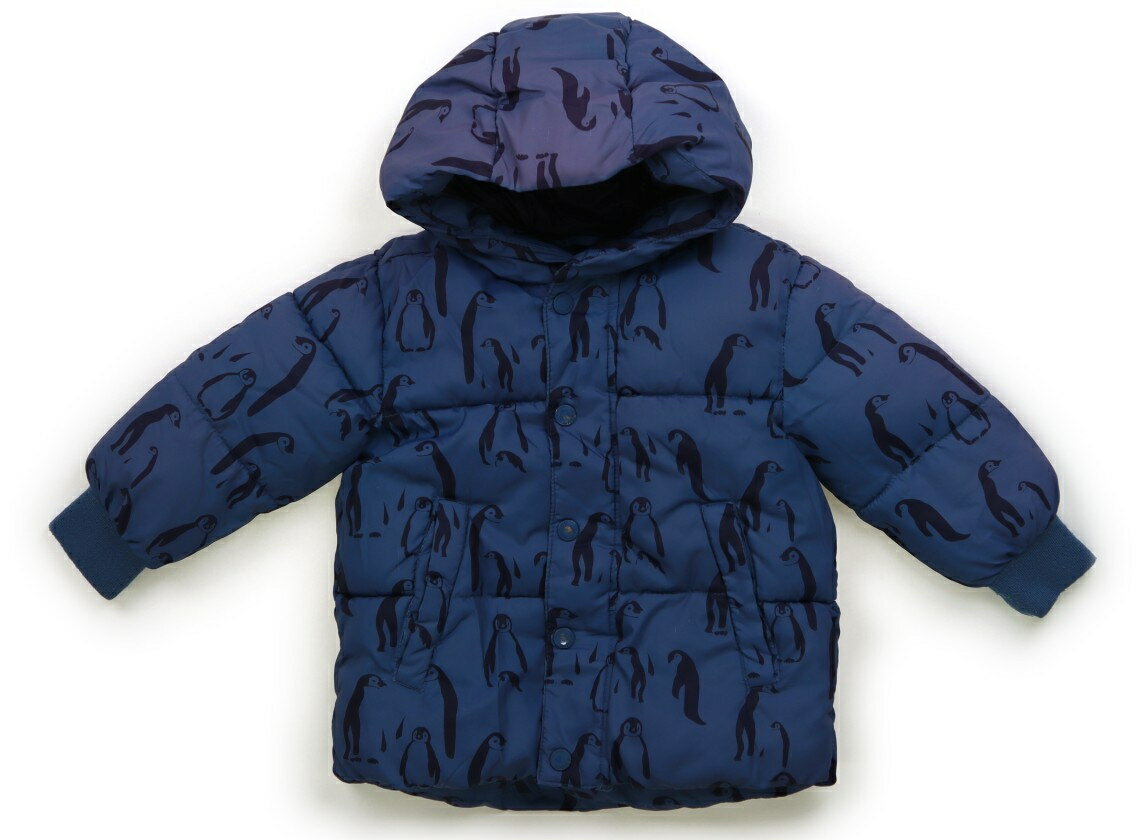ザラ ZARA コート・ジャンパー 90 男の子 ブルー×ペンギン 子供服 ベビー服 キッズ アウトレット ユーズド 【中古】キッズ・ベビー・マタニティ