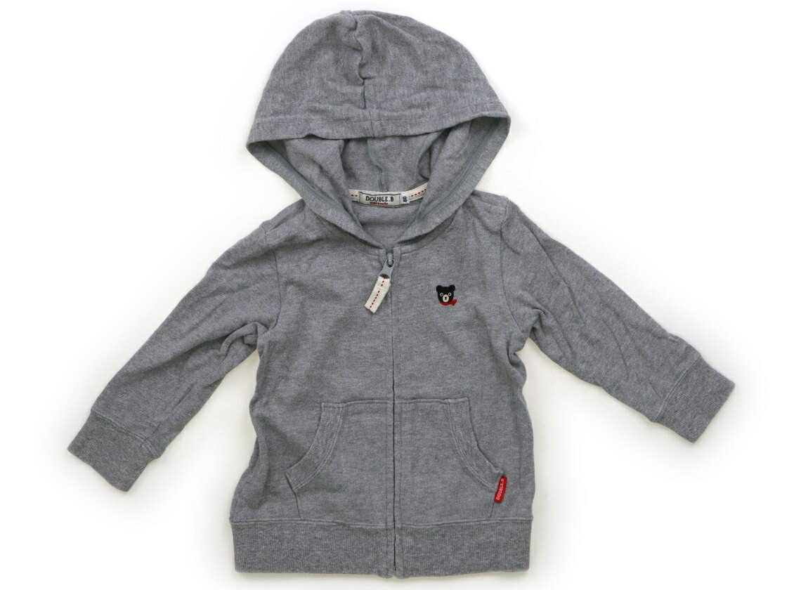 Other - ダブルB Double B パーカー 80 男の子 グレー 子供服 ベビー服 キッズ アウトレット ユーズド 【中古】キッズ・ベビー・マタニティ