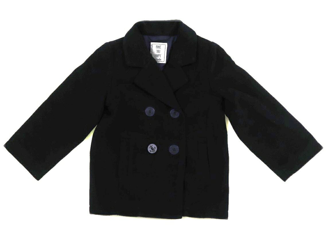 スラップスリップ SLAP SLIP コート・ジャンパー 110 女の子 ネイビー 子供服 ベビー服 キッズ アウトレット ユーズド 【中古】キッズ・ベビー・マ...