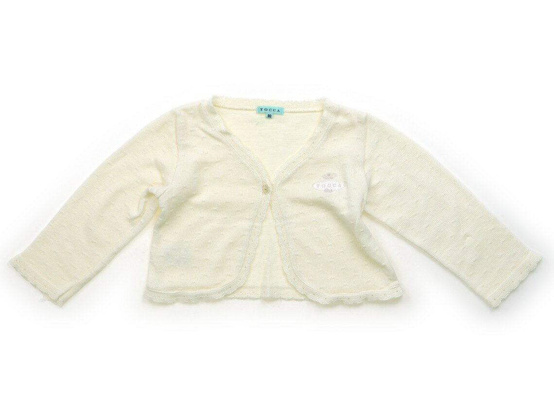Rakuten - トッカ Tocca カーディガン 90 女の子 アイボリー 子供服 ベビー服 キッズ アウトレット ユーズド 【中古】キッズ・ベビー・マタニティ