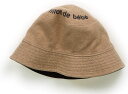 べべ BeBe 帽子 Hat/Cap 男の子 ベージュ、黒い英文字/ダークブラウン 子供服 ベビー服 キッズ アウトレット ユーズド 【中古】キッズ・ベビー・マ...