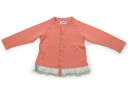 ラブ&ピース&マネー Love&Peace&Money カーディガン 100 女の子 コーラル 子供服 ベビー服 キッズ アウトレット ユーズド 【中古】キッズ・ベビー・マタニティ