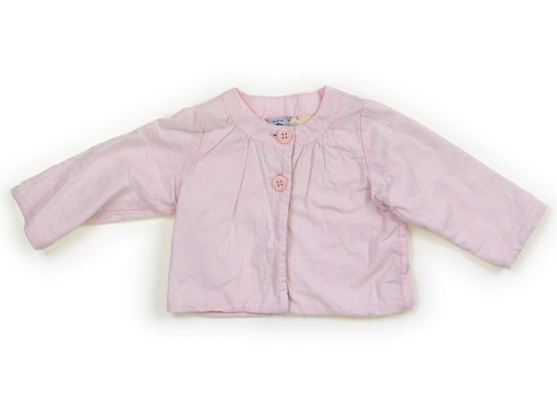 プチバトー PETIT BATEAU カーディガン 60 女の子 ピンク 子供服 ベビー服 キッズ アウトレット ユーズド 【中古】キッズ・ベビー・マタニティ