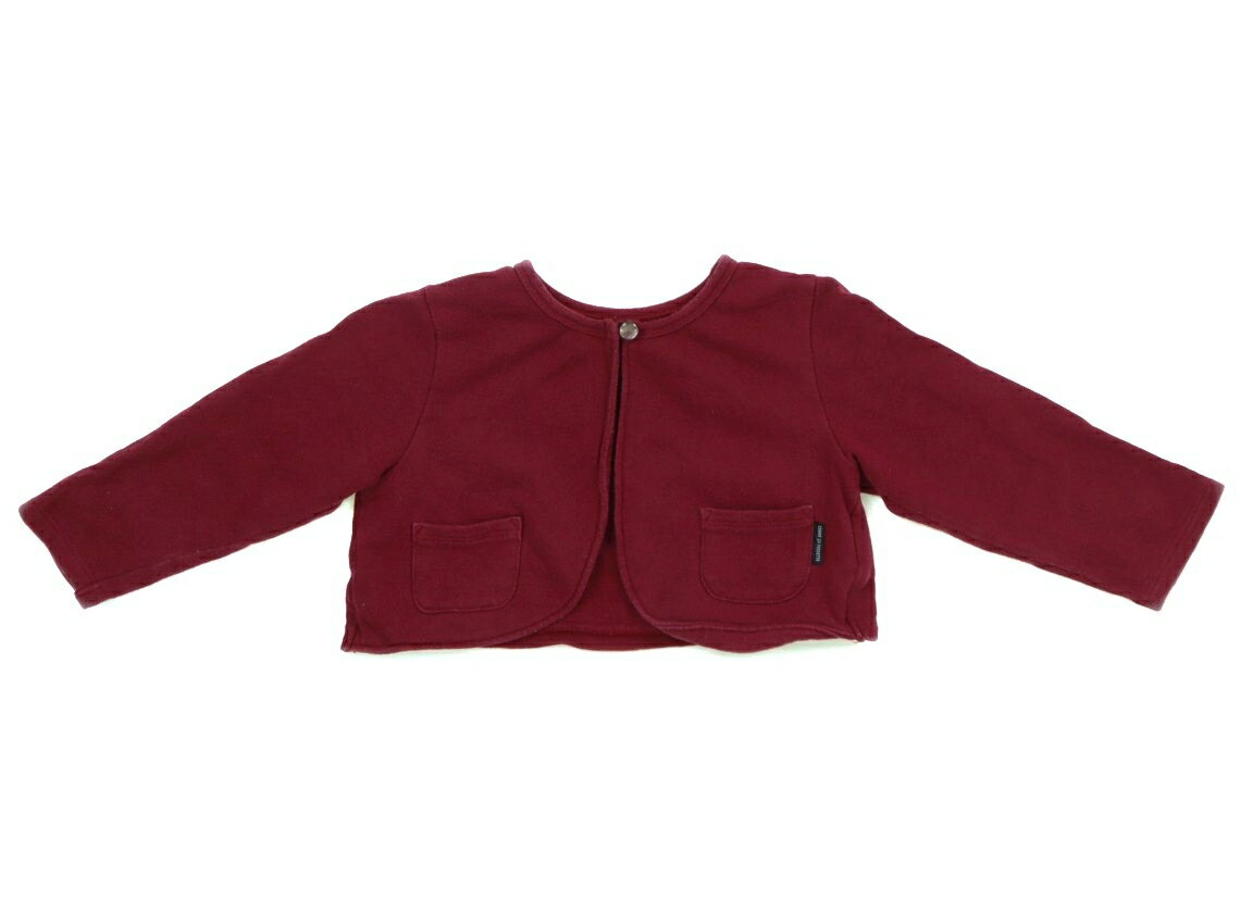 コムサフォセット COMME CA FOSSETTE カーディガン 90 女の子 ワインレッド 子供服 ベビー服 キッズ アウトレット ユーズド 【中古】キッズ・ベビー・マタニティ
