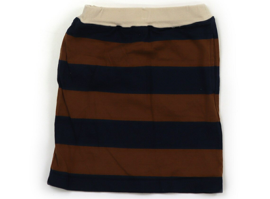 ビールーム b.ROOM スカート 120 女の子 茶、紺、ボーダー 子供服 ベビー服 キッズ アウトレット ユーズド 【中古】キッズ・ベビー・マタニティ
