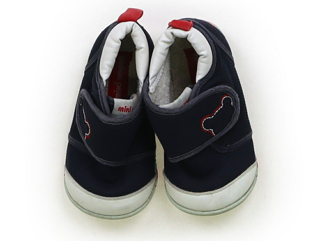 ミキハウス miki HOUSE スニーカー 靴12cm～ 男の子 ネイビー・オフ 子供服 ベビー服 キッズ アウトレット ユーズド 【中古】キッズ・ベビー・マタニティ