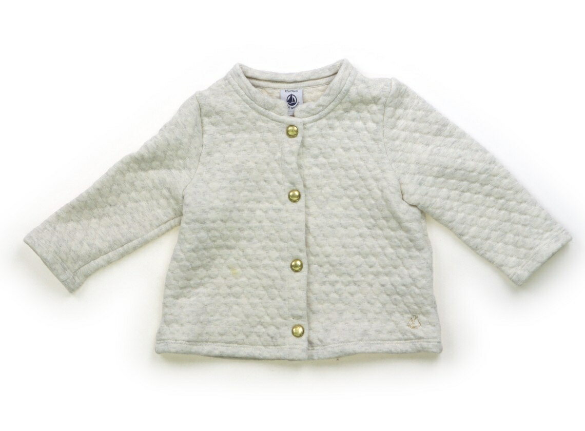プチバトー PETIT BATEAU カーディガン 70 女の子 オートミール 子供服 ベビー服 キッズ アウトレット ..