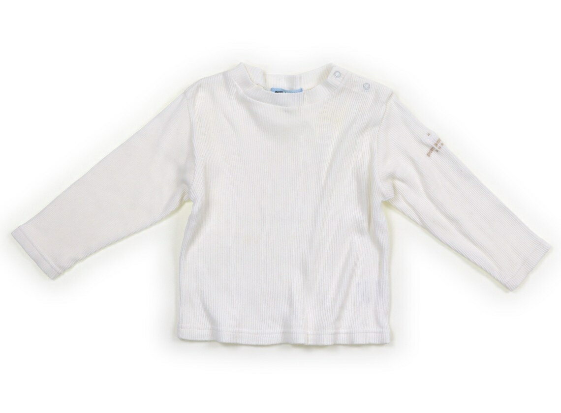 ポンポネット pom ponette Tシャツ・カットソー 90 女の子 オフホワイト 子供服 ベビー服 キッズ アウトレット ユーズド 【中古】キッズ・ベビー・マタニティ