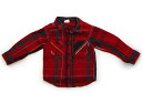 ブリーズ BREEZE シャツ・ブラウス 100 男の子 赤、グリーン系 子供服 ベビー服 キッズ アウトレット ユーズド 【中古】キッズ・ベビー・マタニティ