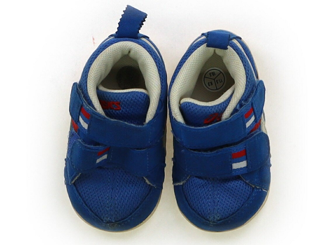 Sneakers - アシックス Asics スニーカー 靴ベビー12cm以下 男の子 青 子供服 ベビー服 キッズ アウトレット ユーズド 【中古】キッズ・ベビー・マタニティ