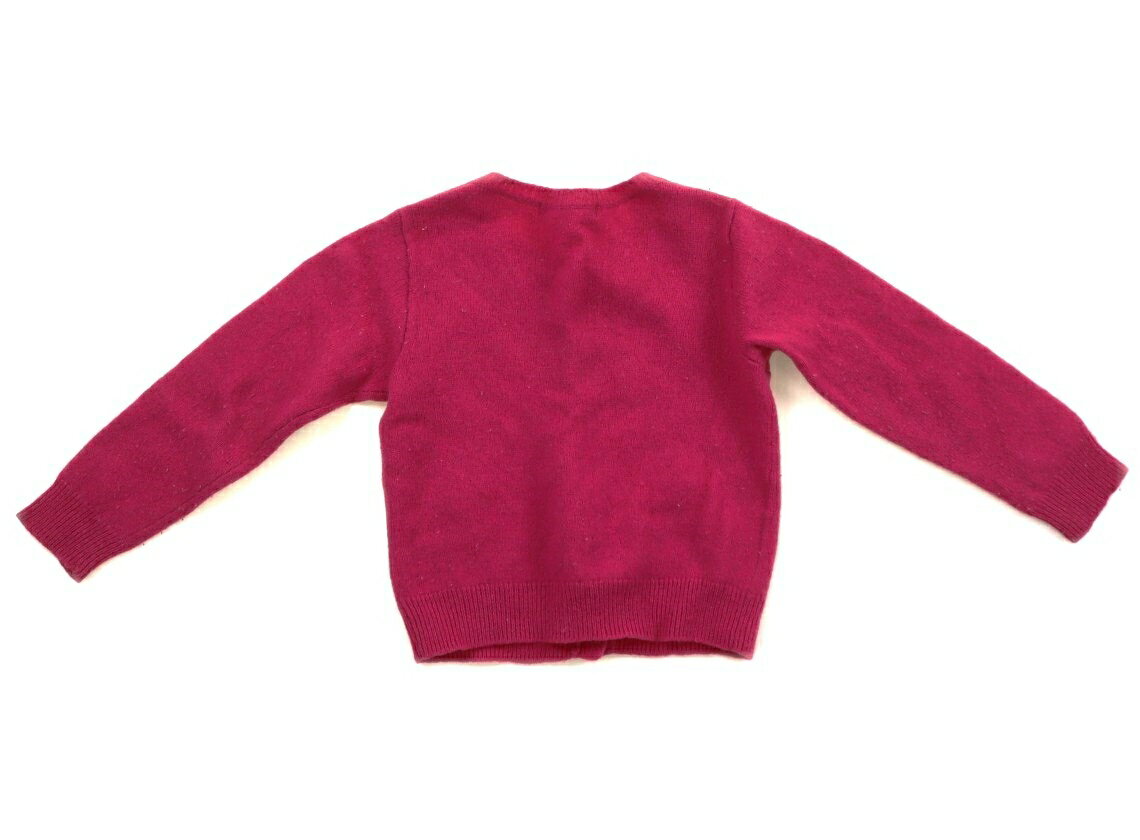 ファミリア familiar カーディガン 90 女の子 ローズレッド 子供服 ベビー服 キッズ アウトレット ユーズド 【中古】キッズ・ベビー・マタニティ 2