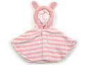 コムサイズム COMME CA ISM ポンチョ(販売のみ・買取なし) 60 女の子 ピンクボーダー 子供服 ベビー服 キッズ アウトレット ユーズド 【中古】...