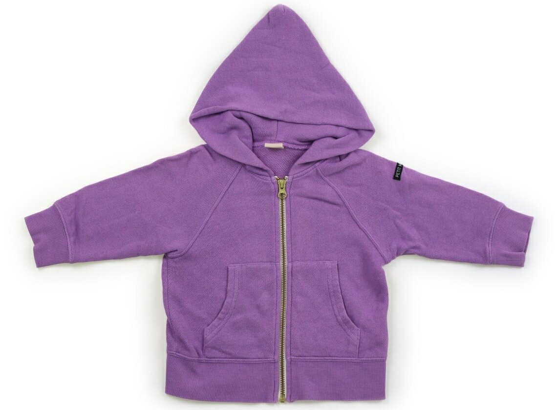 プティマイン petit main パーカー 80 女の子 ライラック 子供服 ベビー服 キッズ アウトレット ユーズド 【中古】キッズ・ベビー・マタニティ