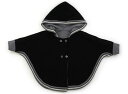 コムサエンジェル COMME CA ANGEL ポンチョ(販売のみ・買取なし) 70 女の子 黒、グレー 子供服 ベビー服 キッズ アウトレット ユーズド 【中...