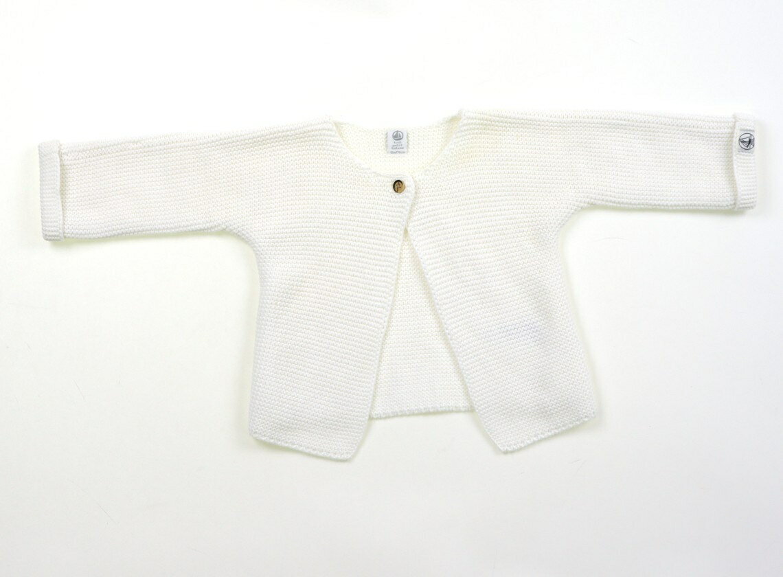 プチバトー PETIT BATEAU カーディガン 70 女の子 オフ 子供服 ベビー服 キッズ アウトレット ユーズド 【中古】キッズ・ベビー・マタニティ