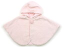 ミキハウス miki HOUSE ポンチョ(販売のみ・買取なし) 70 女の子 ピンク 子供服 ベビー服 キッズ アウトレット ユーズド 【中古】キッズ・ベビー...