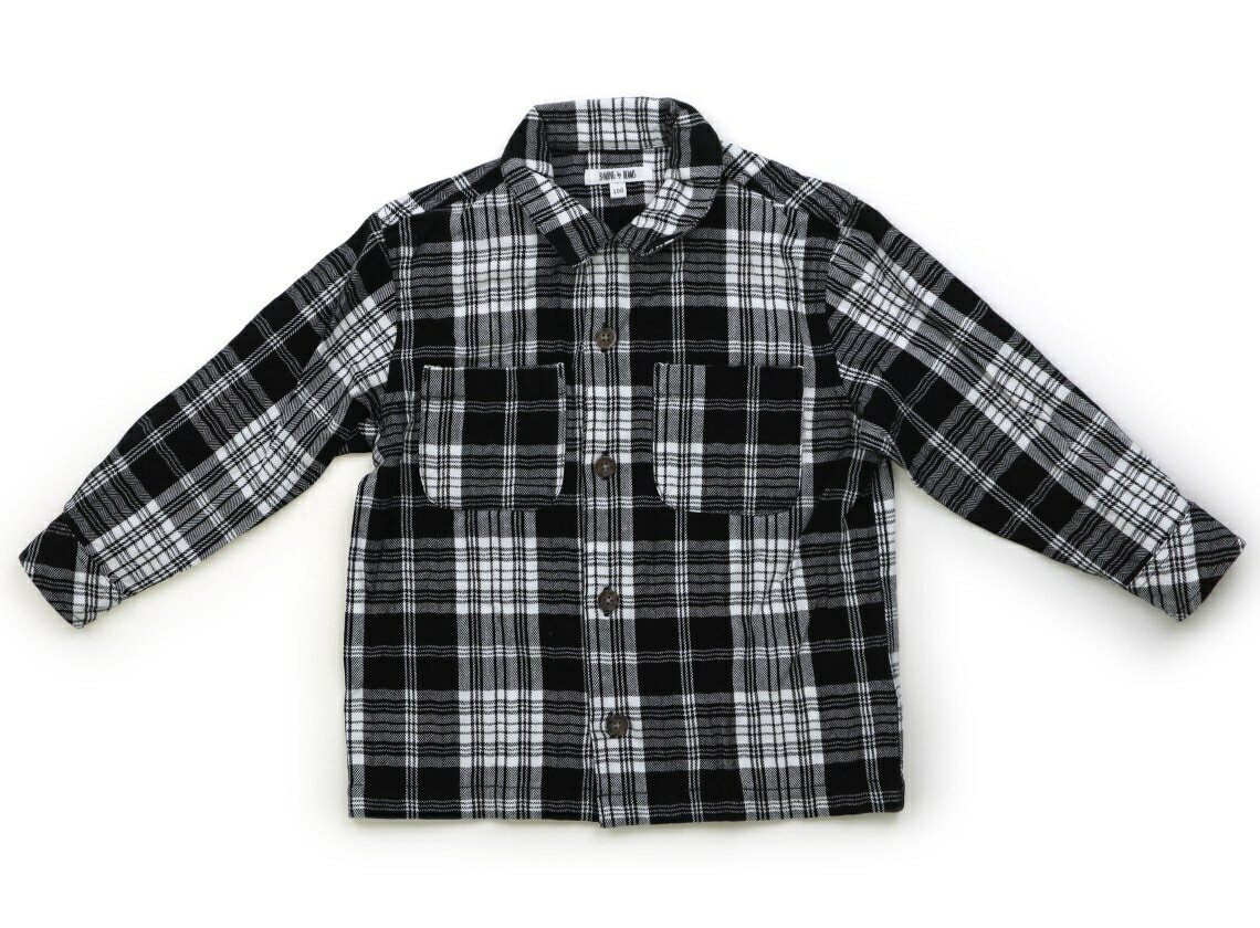 ビーミングバイビームス B:MING by BEAMS シャツ・ブラウス 100 男の子 黒白 子供服 ベビー服 キッズ アウトレット ユーズド 【中古】キッズ・ベビー・マタニティ