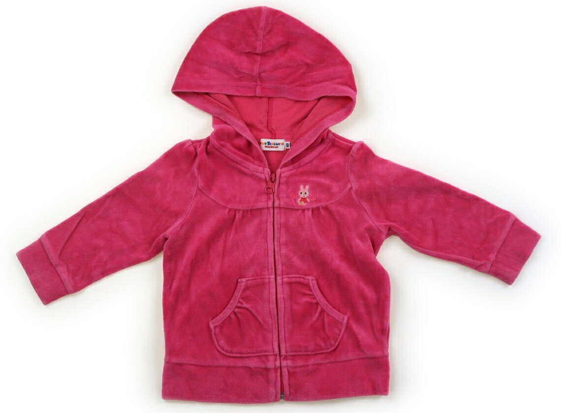 ホットビスケッツ Hot Biscuits パーカー 80 女の子 ショッキングピンク 子供服 ベビー服 キッズ アウトレット ユーズド 【中古】キッズ・ベビー・マタニティ