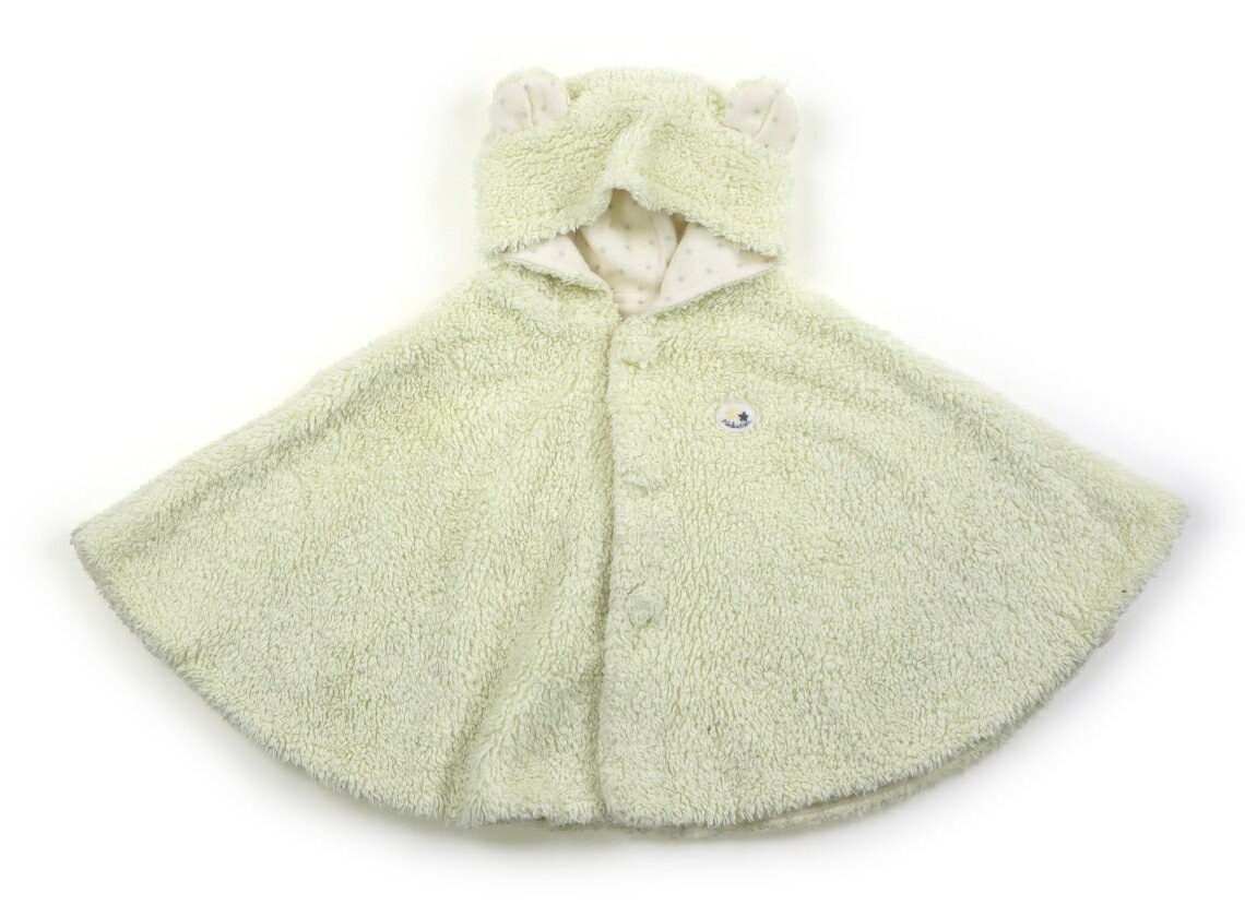 べべ BeBe ポンチョ 80 女の子 キナリ 子供服 ベビー服 キッズ アウトレット ユーズド 【中古】キッズ・ベビー・マタニティ