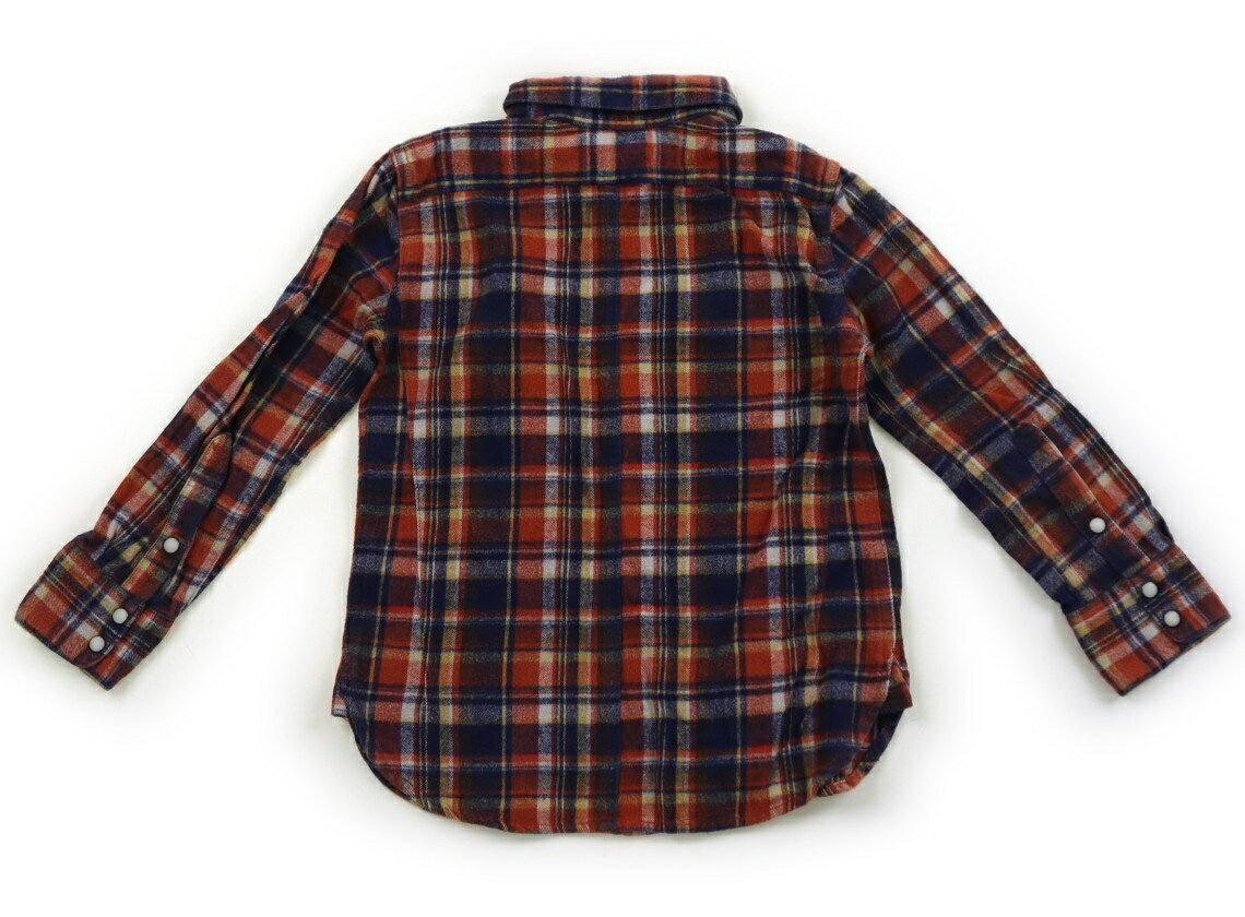 CarryOnのサヱグサ SAYEGUSA シャツ・ブラウス 110 男の子 タンジェリン、ネイビー 子供服 ベビー服 キッズ アウトレット ユーズド 【中古】キッズ・ベビー・マタニティ｜アングル2