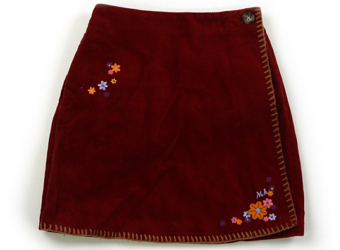 ミキハウス miki HOUSE スカート 120 女の子 バーガンディー 子供服 ベビー服 キッズ アウトレット ユーズド 【中古】キッズ・ベビー・マタニティ