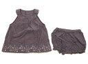 タルティーヌエショコラ Tartine et Chocolat ジャンパースカート 70 女の子 モカグレージュ 子供服 ベビー服 キッズ アウトレット ユーズド 【中古】キッズ・ベビー・マタニティ