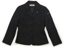 メゾピアノ mezzo piano フォーマルウェア 150 女の子 チャコールグレー・ハート 子供服 ベビー服 キッズ アウトレット ユーズド 【中古】キッズ...