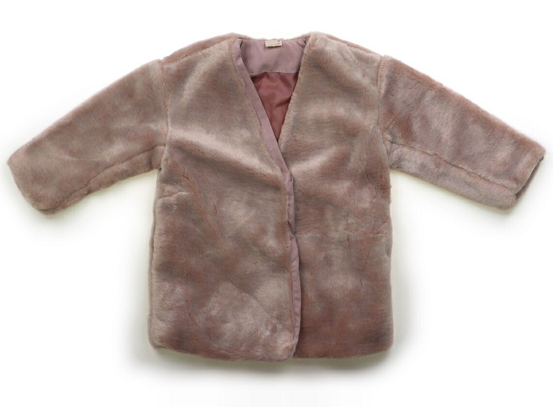 プティマイン petit main コート・ジャンパー 100 女の子 ピンクベージュ 子供服 ベビー服 キッズ アウトレット ユーズド 【中古】キッズ・ベビー...