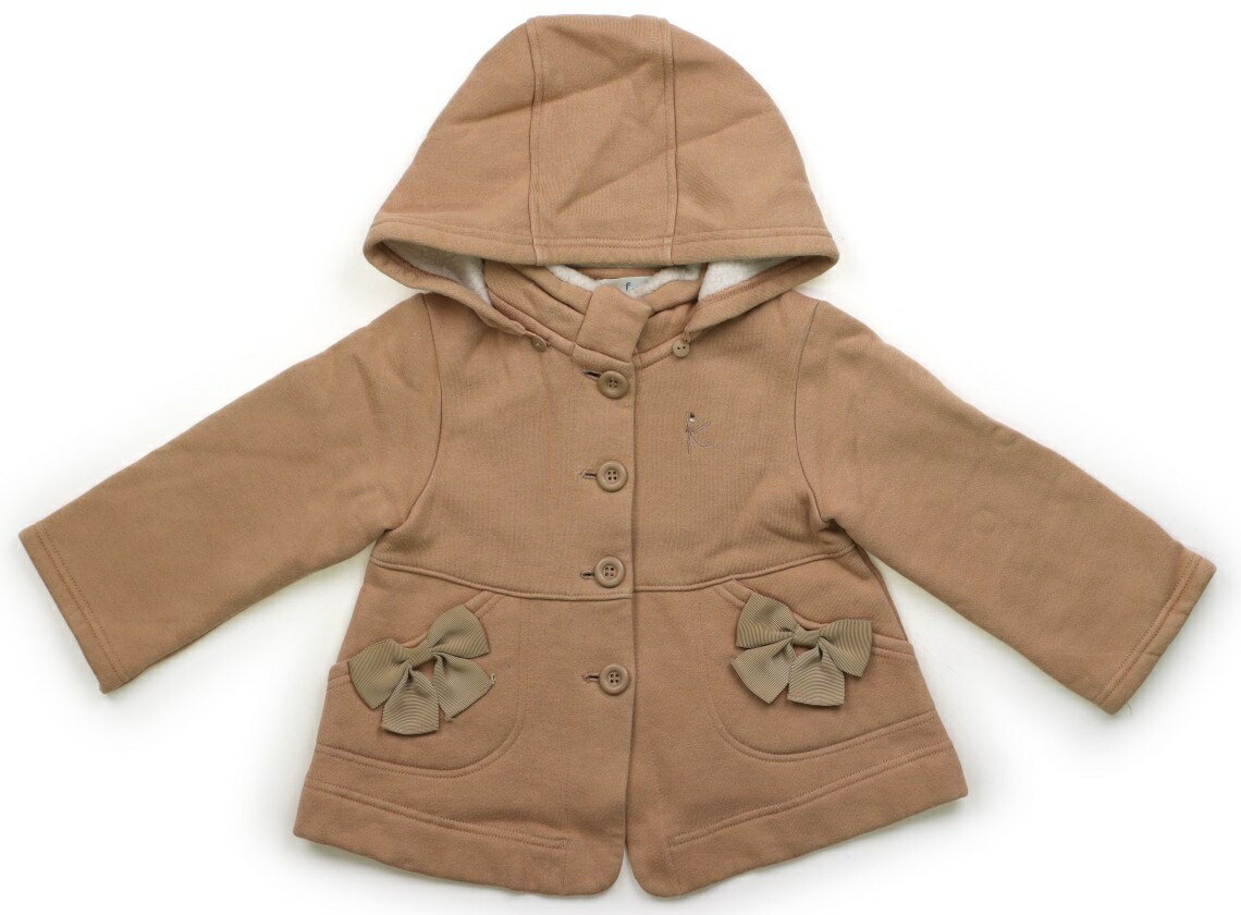 組曲 Kumikyoku コート・ジャンパー 90 女の子 キャメル 子供服 ベビー服 キッズ アウトレット ユーズド 【中古】キッズ・ベビー・マタニティ