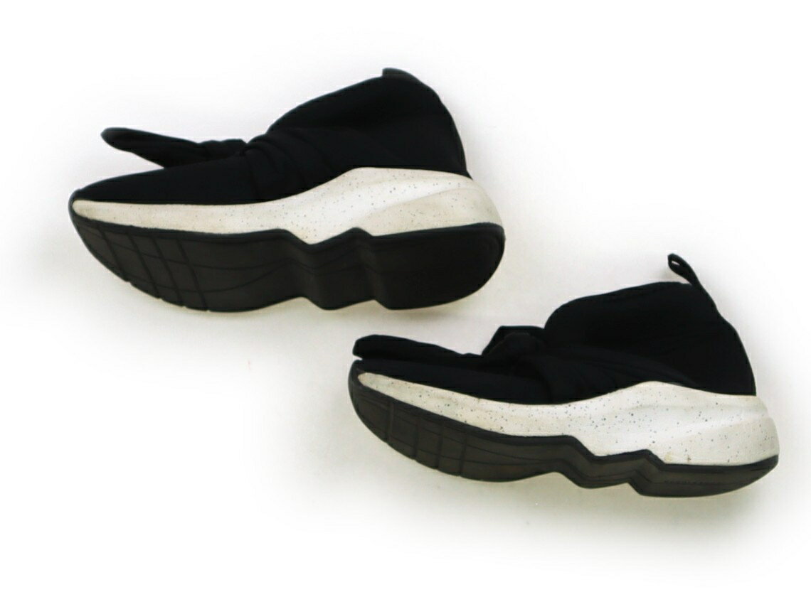 ザラ ZARA スニーカー 靴17cm〜 女の子 黒　りぼん 子供服 ベビー服 キッズ アウトレット ユーズド 【中古】キッズ・ベビー・マタニティ