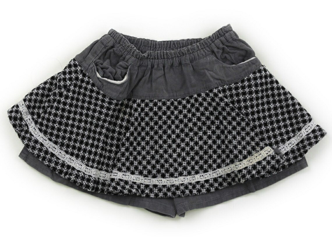 スーリー Souris キュロット 100 女の子 グレー、ツイード 子供服 ベビー服 キッズ アウトレット ユー..