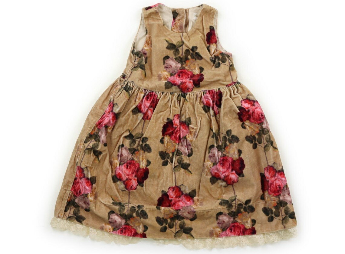 モナリザ MONNALISA ジャンパースカート 80 女の子 ベージュ 子供服 ベビー服 キッズ アウトレット ユ..