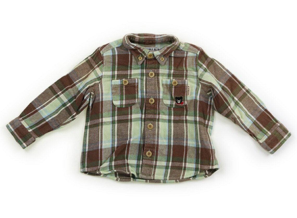 　ブランド 　Double B(ダブルB) 　カテゴリー 　シャツ・ブラウス 　サイズ 　90サイズ 　色 　ライトグリーン・ブラウン・チェック 　状態 　★★ 　記名 　なし 　ジャンル 　Boy 綿100％。全体的に毛羽立ちが目立ち、使用感があります。 ＊【状態】【サイズ】に関しての詳しい説明はこちら