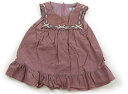 組曲 Kumikyoku ジャンパースカート 80 女の子 くすみピンク 子供服 ベビー服 キッズ アウトレット ユーズド 【中古】キッズ・ベビー・マタニティ