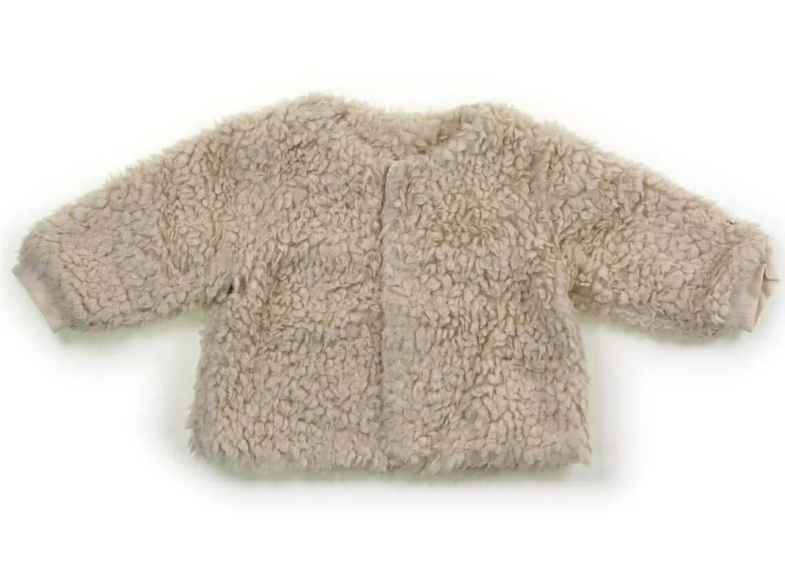 プティマイン petit main コート・ジャンパー 80 女の子 アイボリー 子供服 ベビー服 キッズ アウトレット ユーズド 【中古】キッズ・ベビー・マタ...