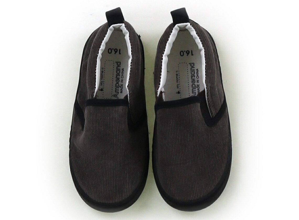 アンパサンド ampersand フラットシューズ・スリッポン 靴16cm〜 女の子 グレー 子供服 ベビー服 キッ..