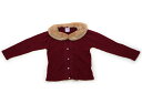 アクシーズファムキッズ axes femme KIDS カーディガン 110 女の子 ボルドー・ブラウンフェイクファー 子供服 ベビー服 キッズ アウトレット ユーズド 【中古】キッズ・ベビー・マタニティ|詳細画像