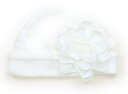 メゾピアノ mezzo piano 帽子 Hat/Cap 女の子 白、花 子供服 ベビー服 キッズ アウトレット ユーズド 【中古】キッズ・ベビー・マタニティ