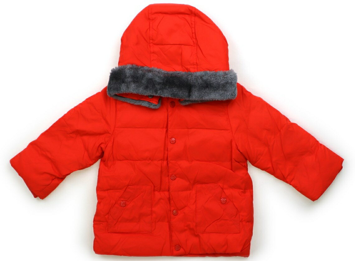 プチバトー PETIT BATEAU コート・ジャンパー 80 男の子 オレンジ 子供服 ベビー服 キッズ アウトレット ユーズド 【中古】キッズ・ベビー・マタ...