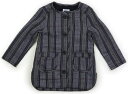 オールドネイビー OLDNAVY コート・ジャンパー 100 男の子 グレー・ネイビーチェック 子供服 ベビー服 キッズ アウトレット ユーズド 【中古】キッズ...