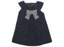 タルティーヌエショコラ Tartine et Chocolat ジャンパースカート 90 女の子 ネイビー×ホワイトドット 子供服 ベビー服 キッズ アウトレッ...