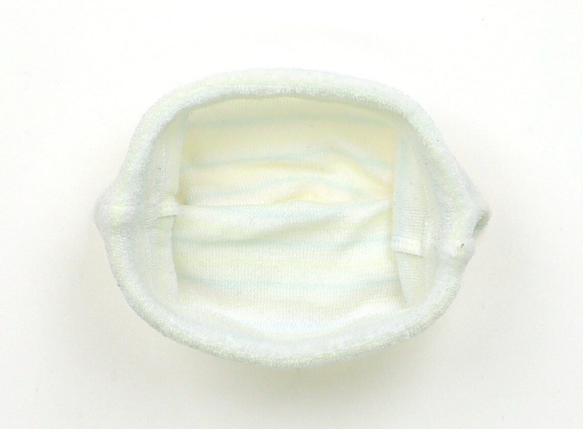 ミキハウス miki HOUSE 帽子 Hat/Cap 男の子 白、青・黄ボーダー 子供服 ベビー服 キッズ アウトレット ユーズド 【中古】キッズ・ベビー・マタニティ